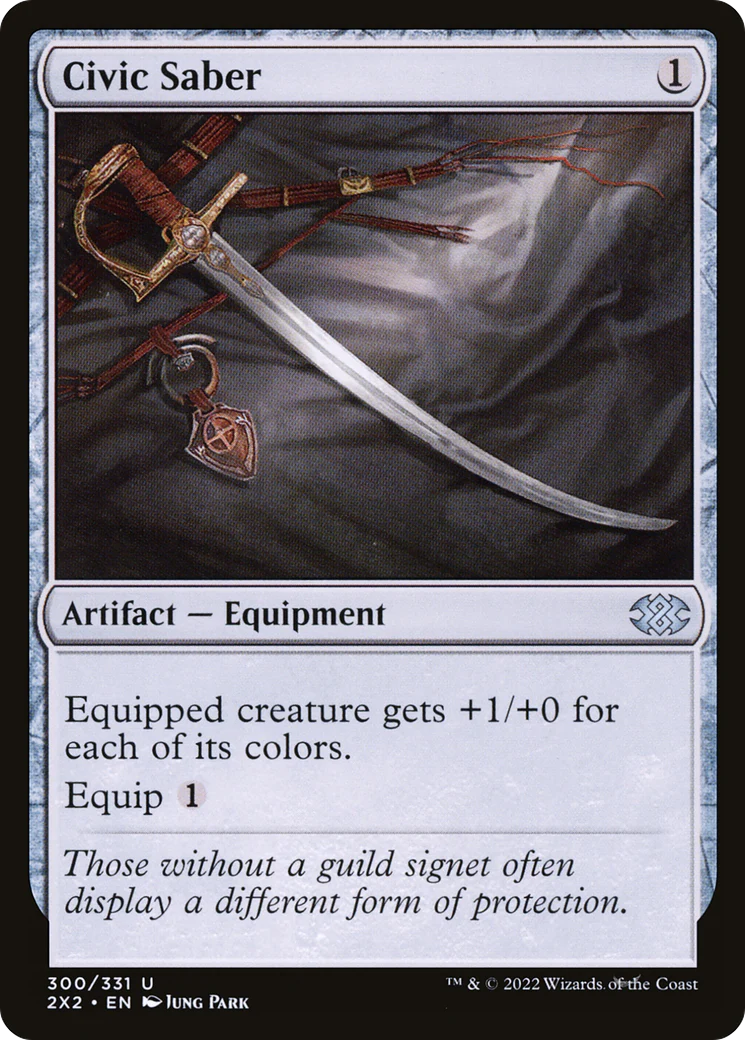 Civic Saber (2X2-300)  Foil - Double Masters 2022