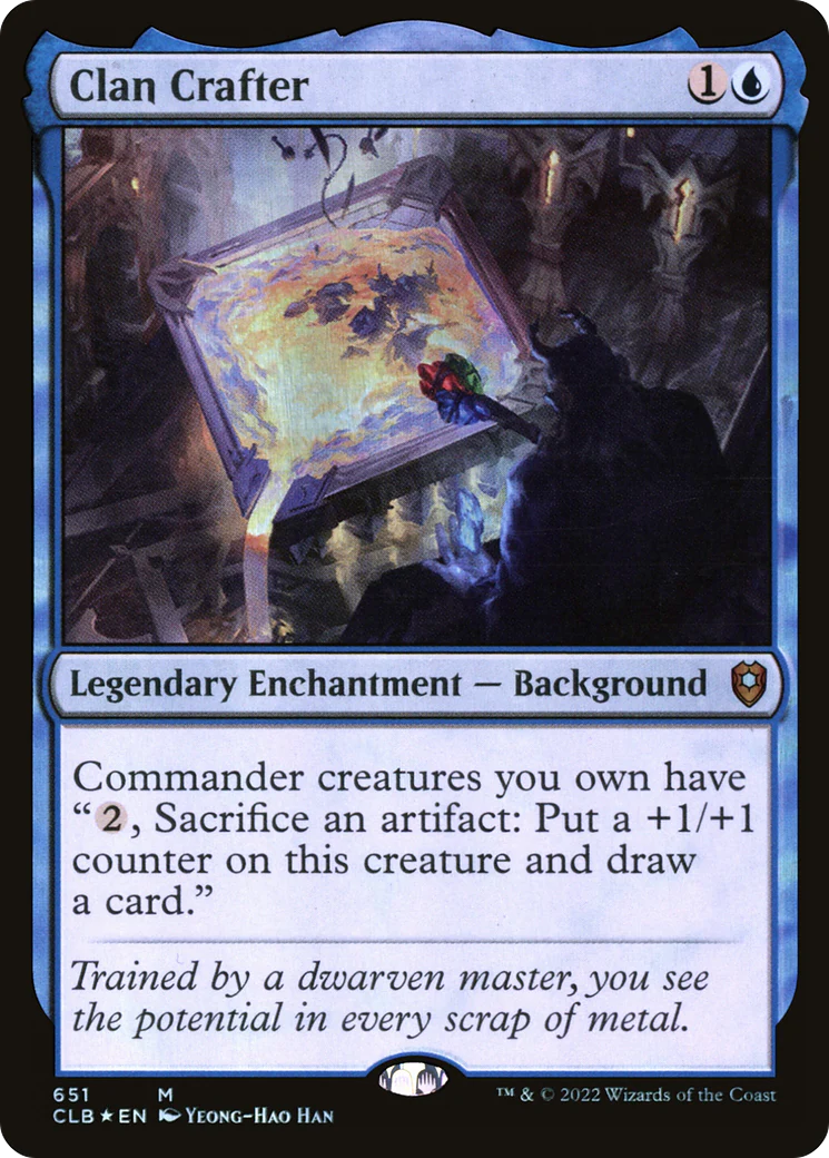 Clan Crafter (CLB-651) Foil - Commander Legends: Battle for Baldur's Gate