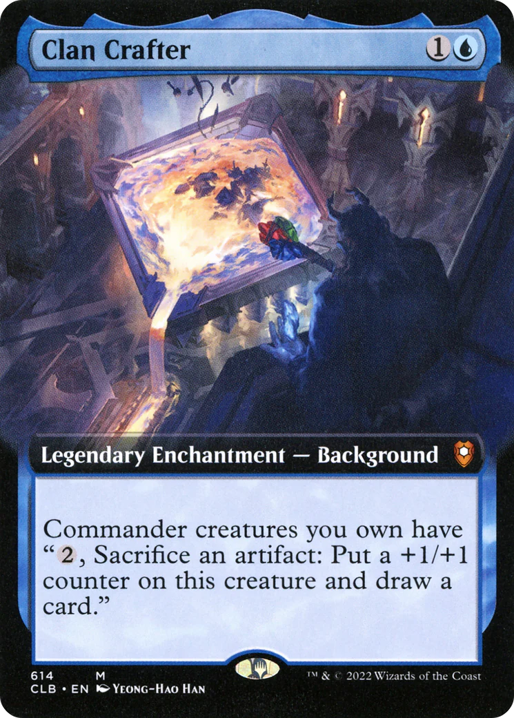 Clan Crafter (Extended Art) (CLB-614)  Foil - Commander Legends: Battle for Baldur's Gate: (Extended Art)