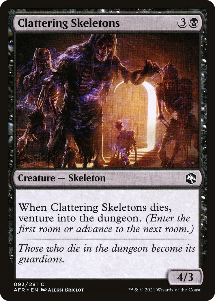 Clattering Skeletons (AFR-093)  - Adventures in the Forgotten Realms