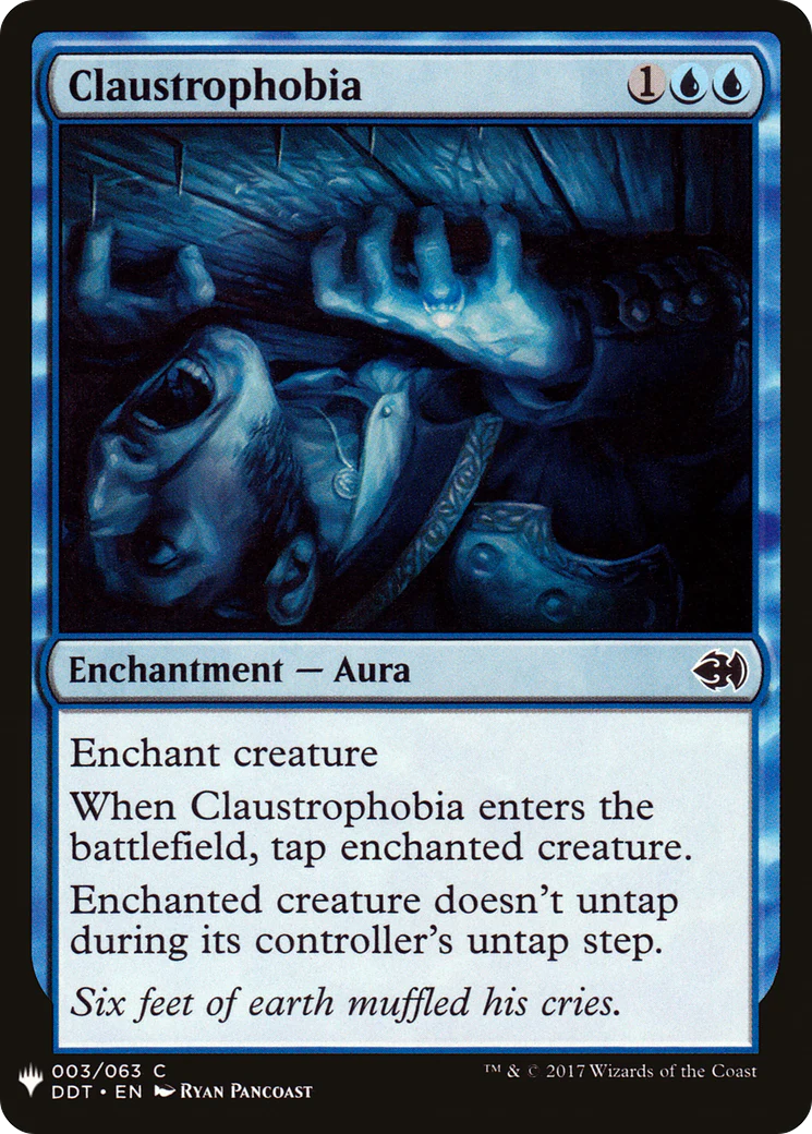 Claustrophobia (LIST-DDT-3)  - The List