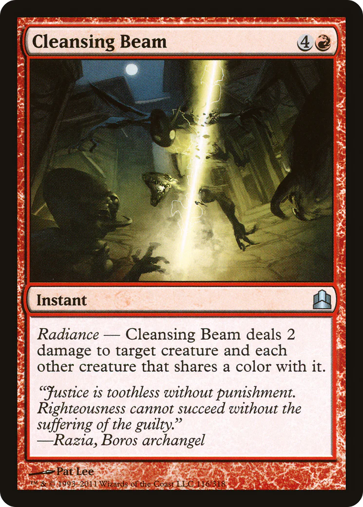Cleansing Beam (CMD-116)  - Commander 2011