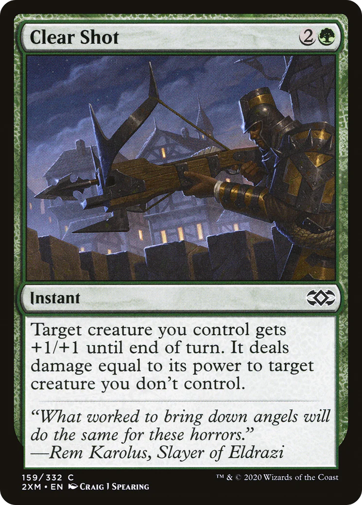 Clear Shot (2XM-159)  Foil - Double Masters
