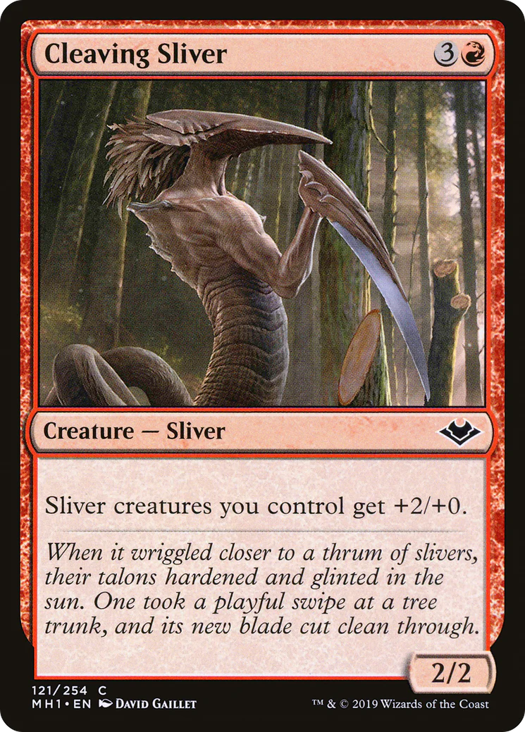 Cleaving Sliver (MH1-121)  Foil - Modern Horizons