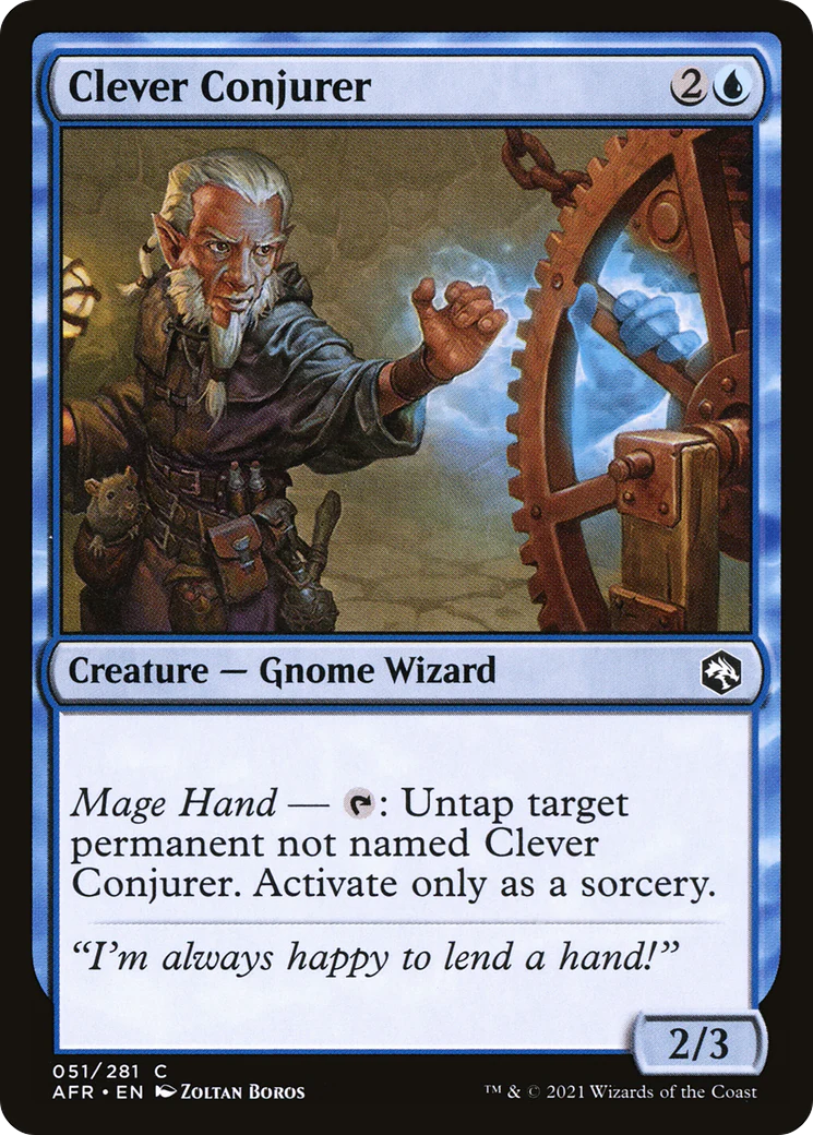 Clever Conjurer (AFR-051)  Foil - Adventures in the Forgotten Realms