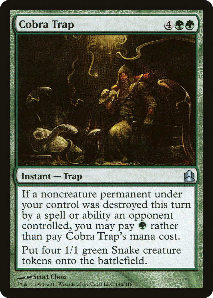 Cobra Trap (CMD-146)  - Commander 2011