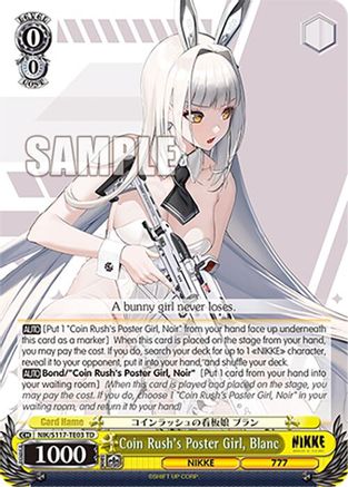 Coin Rush's Poster Girl, Blanc (NIK/S117-TE03 TD) - GODDESS OF VICTORY: NIKKE