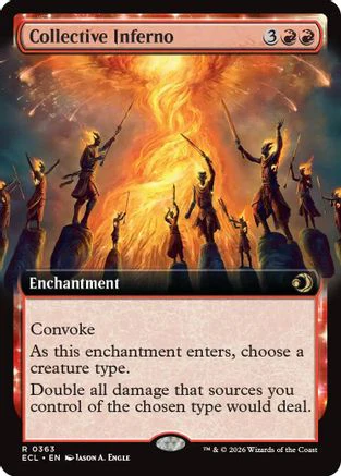 Collective Inferno (Extended Art) (ECL-363)  - Lorwyn Eclipsed