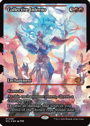 Collective Inferno (Showcase) (ECL-387)  Foil - Lorwyn Eclipsed