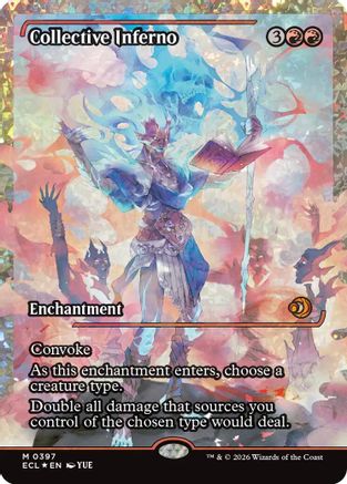 Collective Inferno (Showcase) (Fracture Foil) (ECL-397)  Foil - Lorwyn Eclipsed