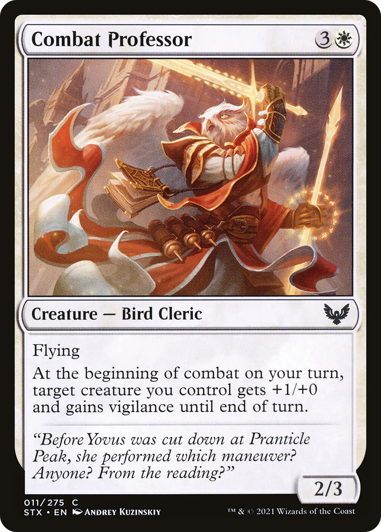 Combat Professor (STX-011)  Foil - Strixhaven: School of Mages