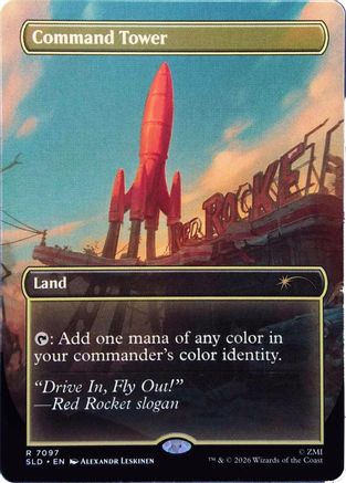 Command Tower (7097) (SLD-7097)  Foil - Secret Lair Drop Series