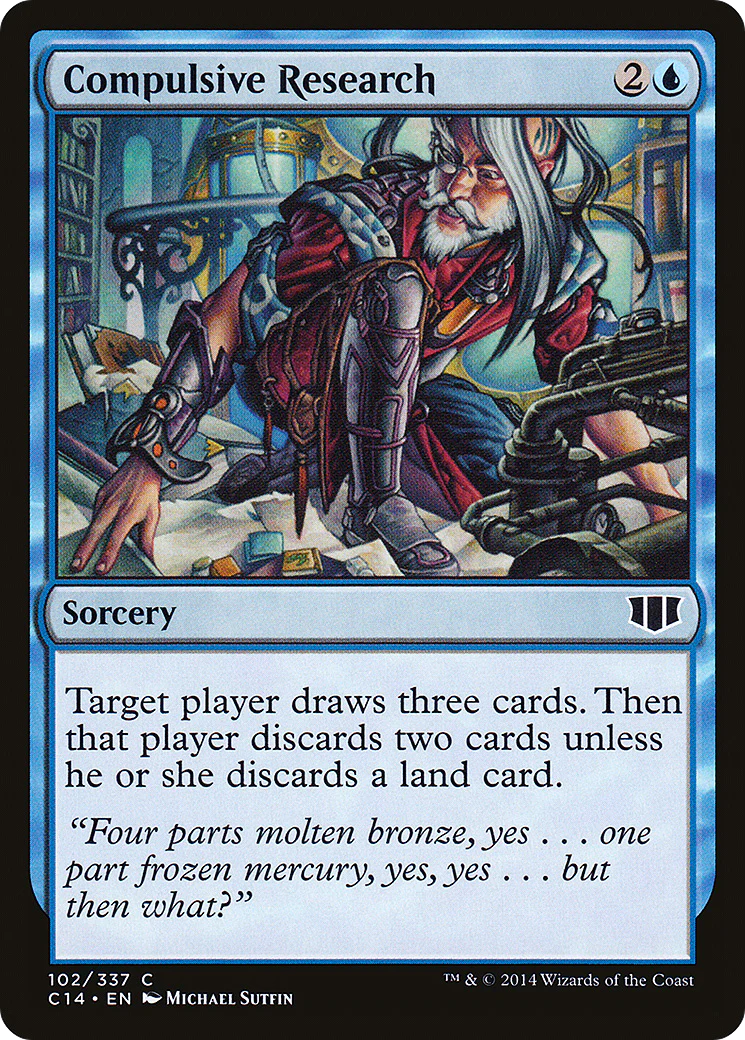 Compulsive Research (C14-102)  - Commander 2014