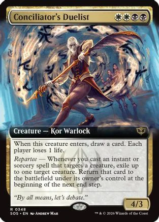 Conciliator's Duelist (Extended Art) (SOS-348) Foil - Secrets of Strixhaven