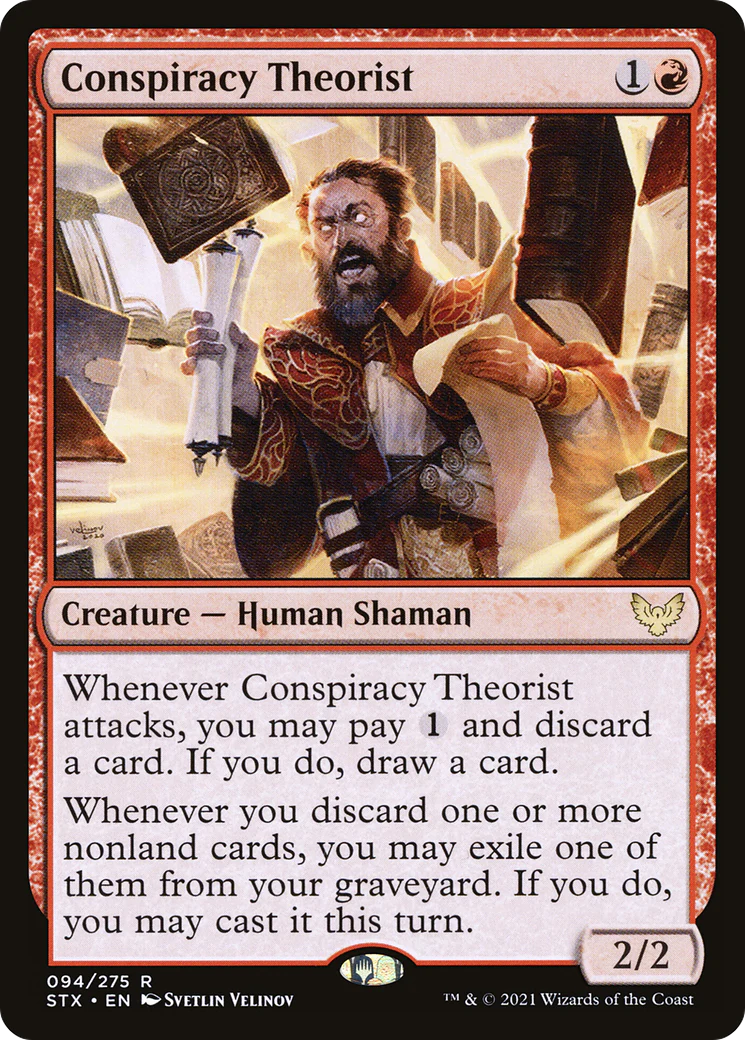 Conspiracy Theorist (STX-094)  Foil - Strixhaven: School of Mages