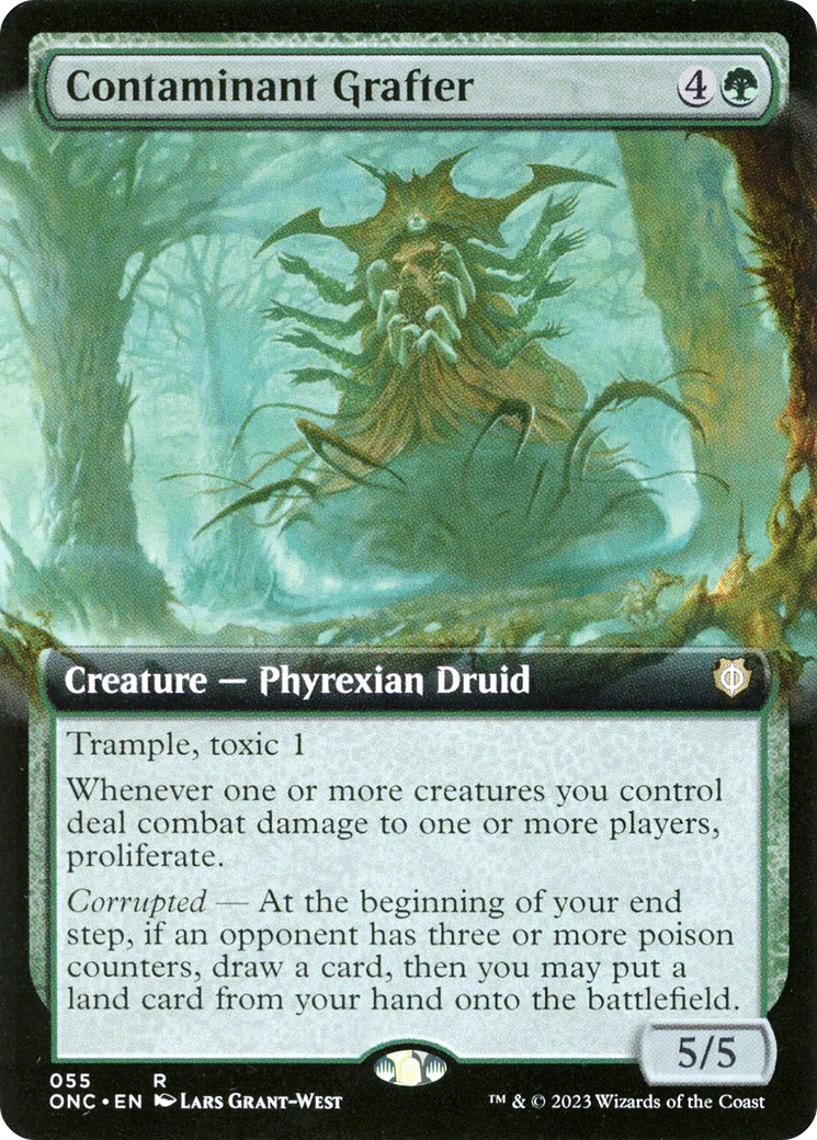 Contaminant Grafter (Extended Art) (ONC-055)  - Phyrexia: All Will Be One Commander: (Extended Art)