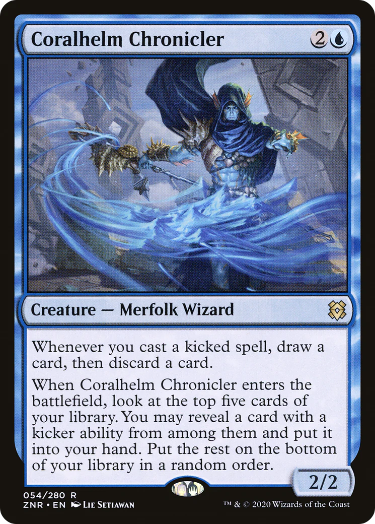 Coralhelm Chronicler (ZNR-054) Foil - Zendikar Rising