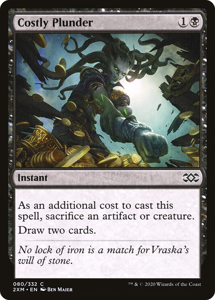 Costly Plunder (2XM-080)  - Double Masters
