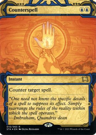 Counterspell (Foil Etched) (STA-015)  Foil - Strixhaven Mystical Archive (Borderless)