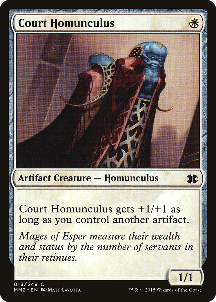 Court Homunculus (MM2-013)  - Modern Masters 2015
