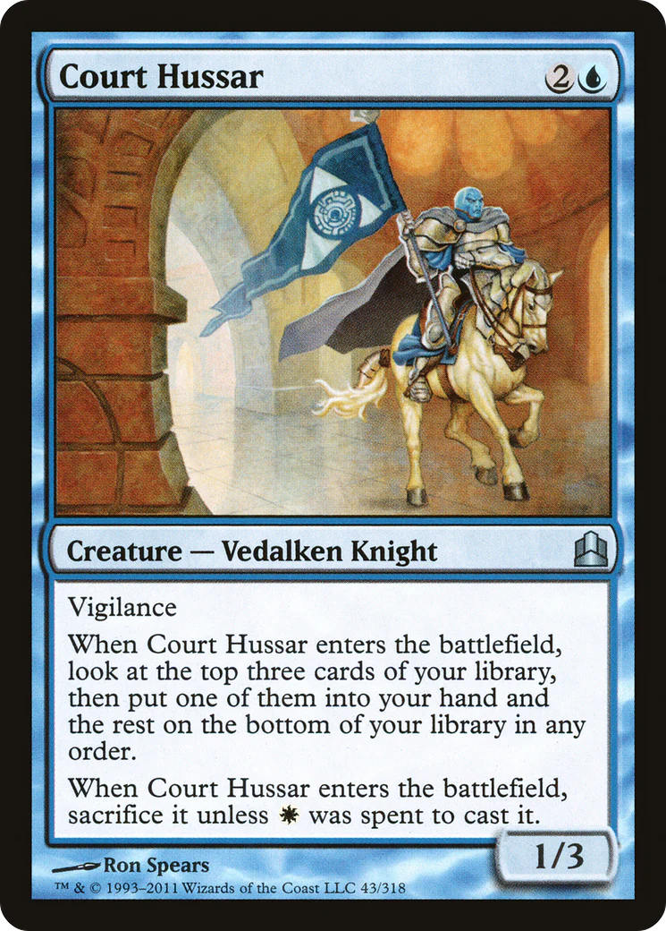 Court Hussar (CMD-043)  - Commander 2011