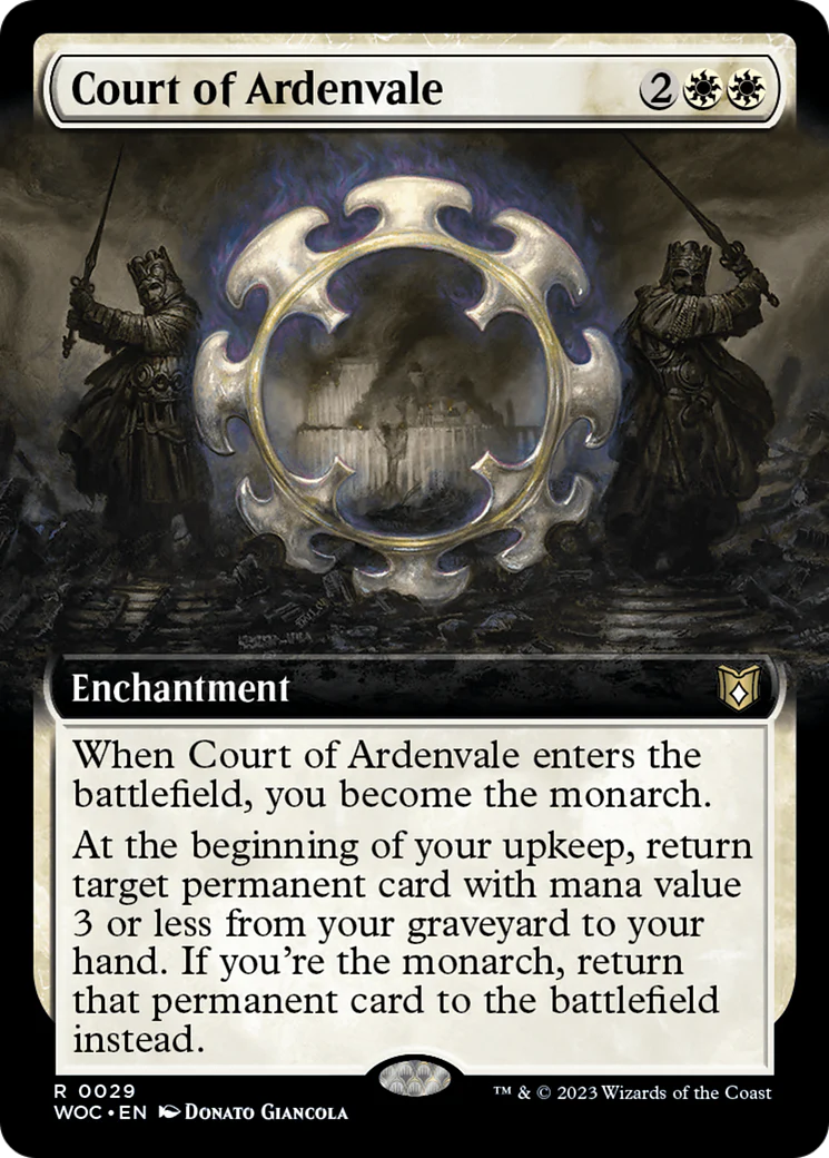 Court of Ardenvale (Extended Art) (WOC-029)  Foil - Wilds of Eldraine Commander: (Extended Art)