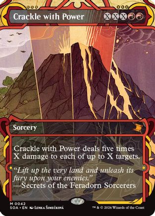 Crackle with Power (SOA-042)  Foil - Secrets of Strixhaven: Mystical Archive