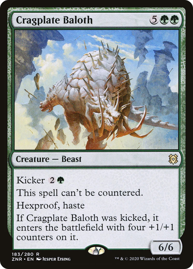 Cragplate Baloth (ZNR-183)  - Zendikar Rising