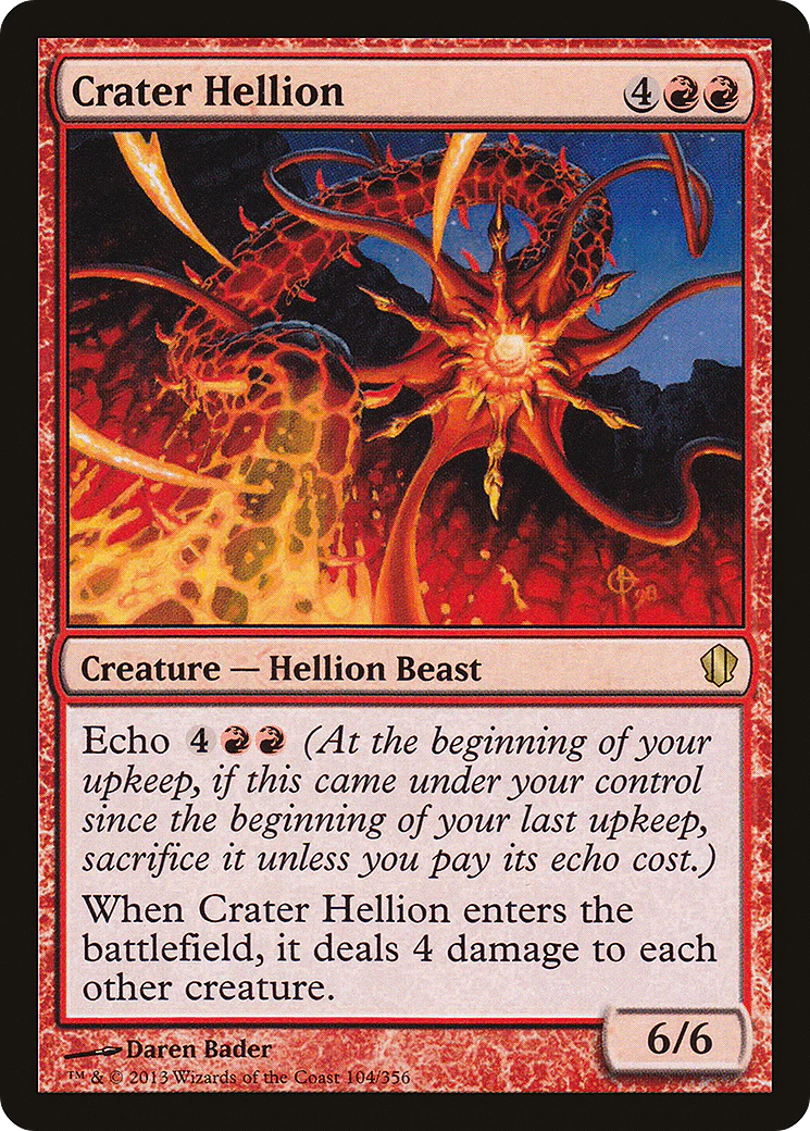 Crater Hellion (C13-104)  - Commander 2013