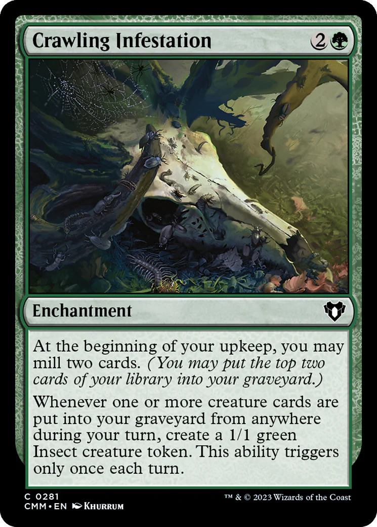 Crawling Infestation (CMM-281)  Foil - Commander Masters