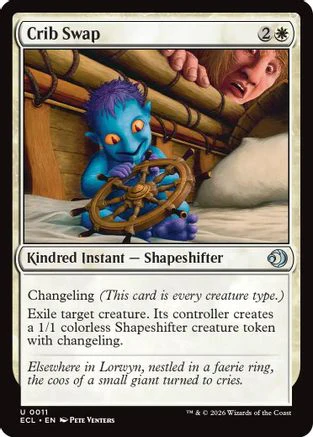 Crib Swap (ECL-011)  Foil - Lorwyn Eclipsed