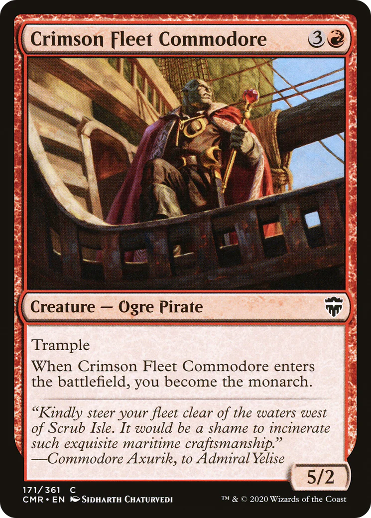 Crimson Fleet Commodore (CMR-171)  - Commander Legends