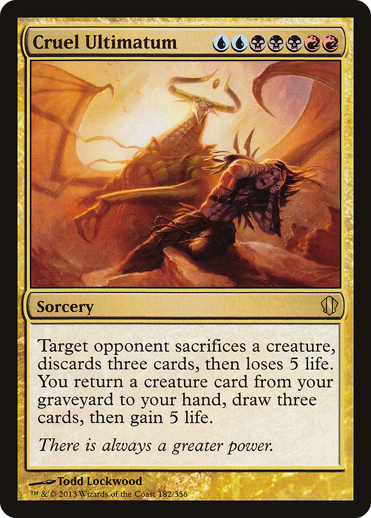 Cruel Ultimatum (C13-182)  - Commander 2013