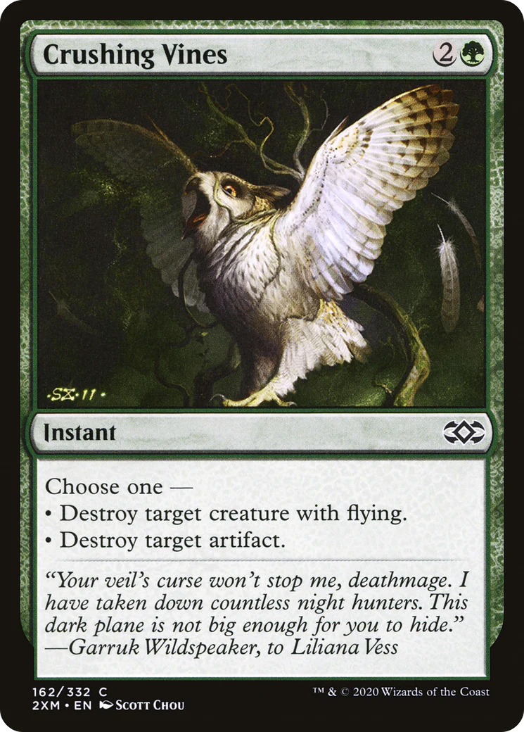 Crushing Vines (2XM-162)  Foil - Double Masters
