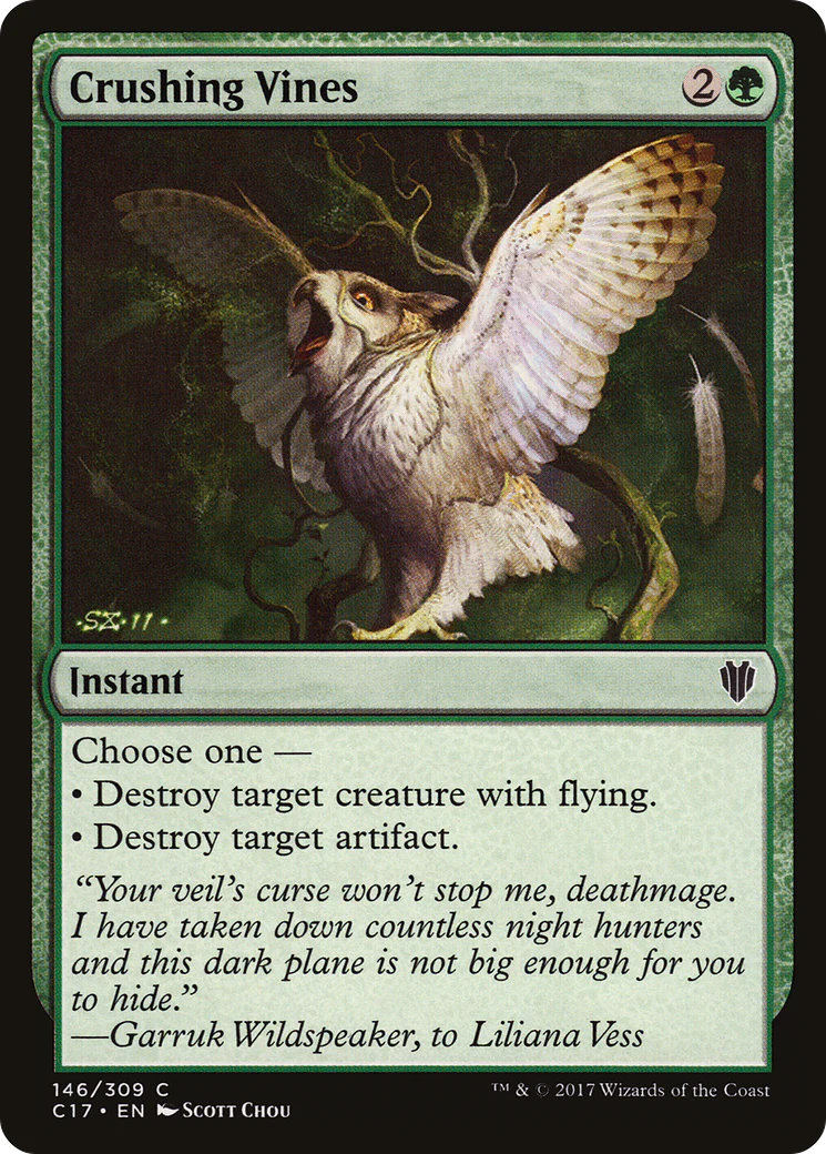 Crushing Vines (C17-146)  - Commander 2017