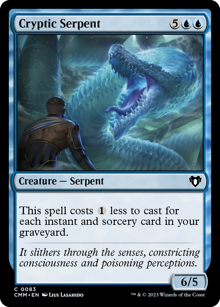 Cryptic Serpent (CMM-083)  - Commander Masters