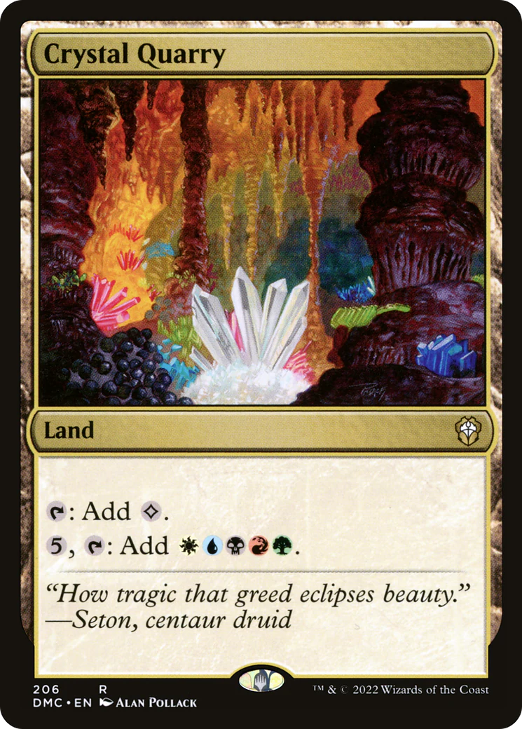 Crystal Quarry (DMC-206)  - Dominaria United Commander