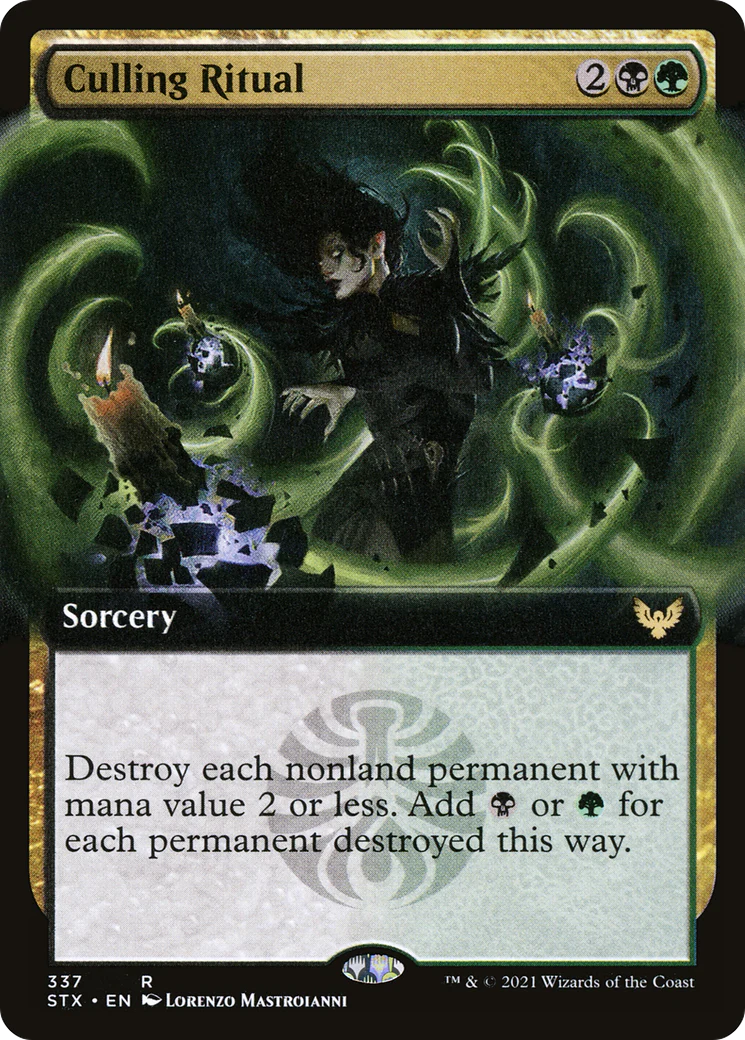 Culling Ritual (Extended Art) (STX-337)  - Strixhaven: School of Mages: (Extended Art)