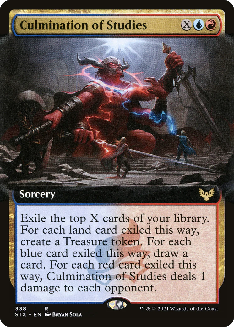 Culmination of Studies (Extended Art) (STX-338)  Foil - Strixhaven: School of Mages: (Extended Art)