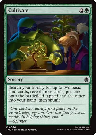 Cultivate (TMC-050)  - Commander: Teenage Mutant Ninja Turtles