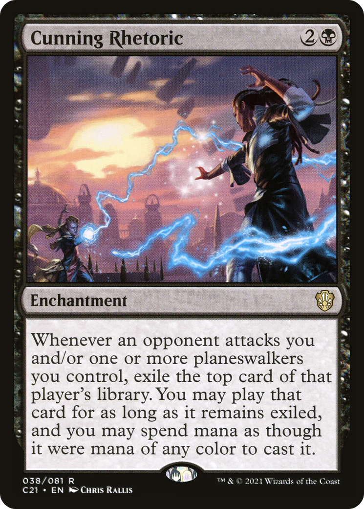 Cunning Rhetoric (C21-038)  - Commander 2021