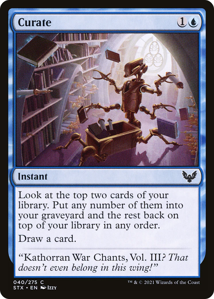 Curate (STX-040)  Foil - Strixhaven: School of Mages