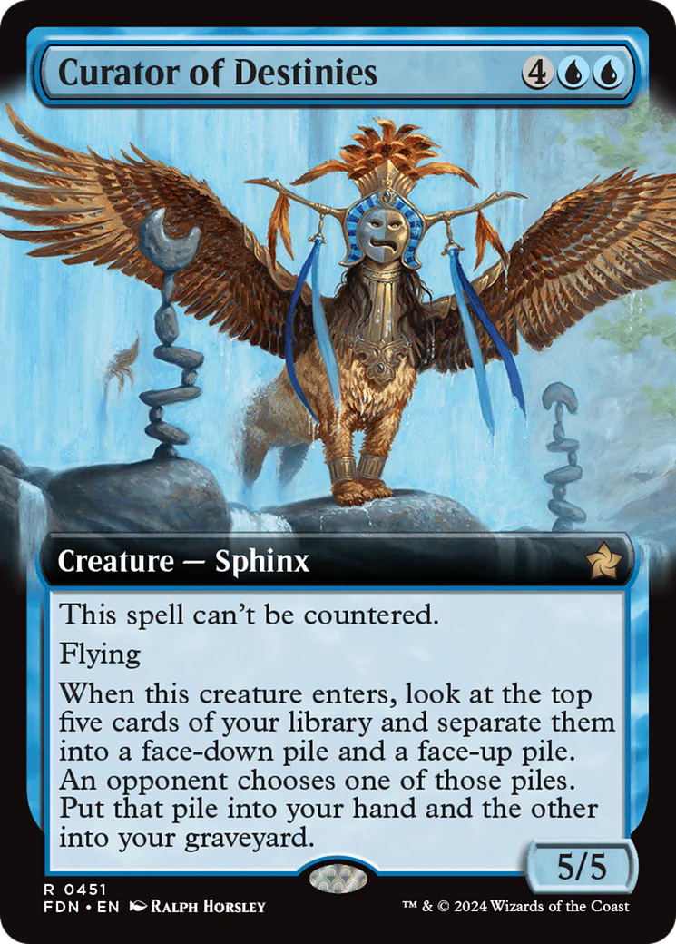 Curator of Destinies (FDN-451)  Foil - Foundations: (Extended Art)