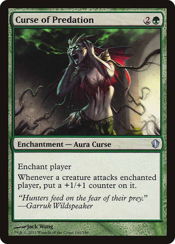 Curse of Predation (C13-140)  - Commander 2013