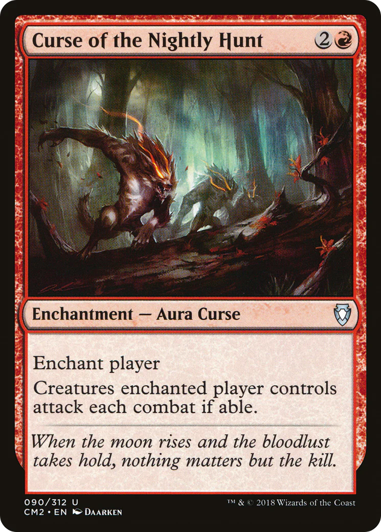 Curse of the Nightly Hunt (CM2-090)  - Commander Anthology Volume II