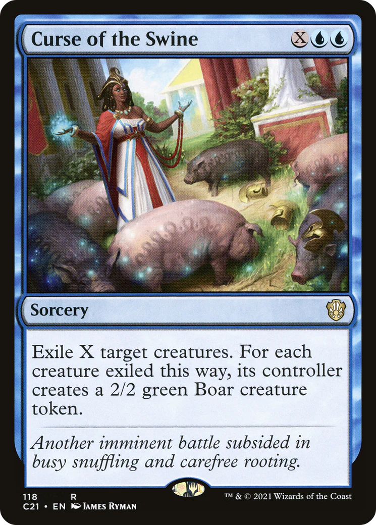 Curse of the Swine (C21-118)  - Commander 2021