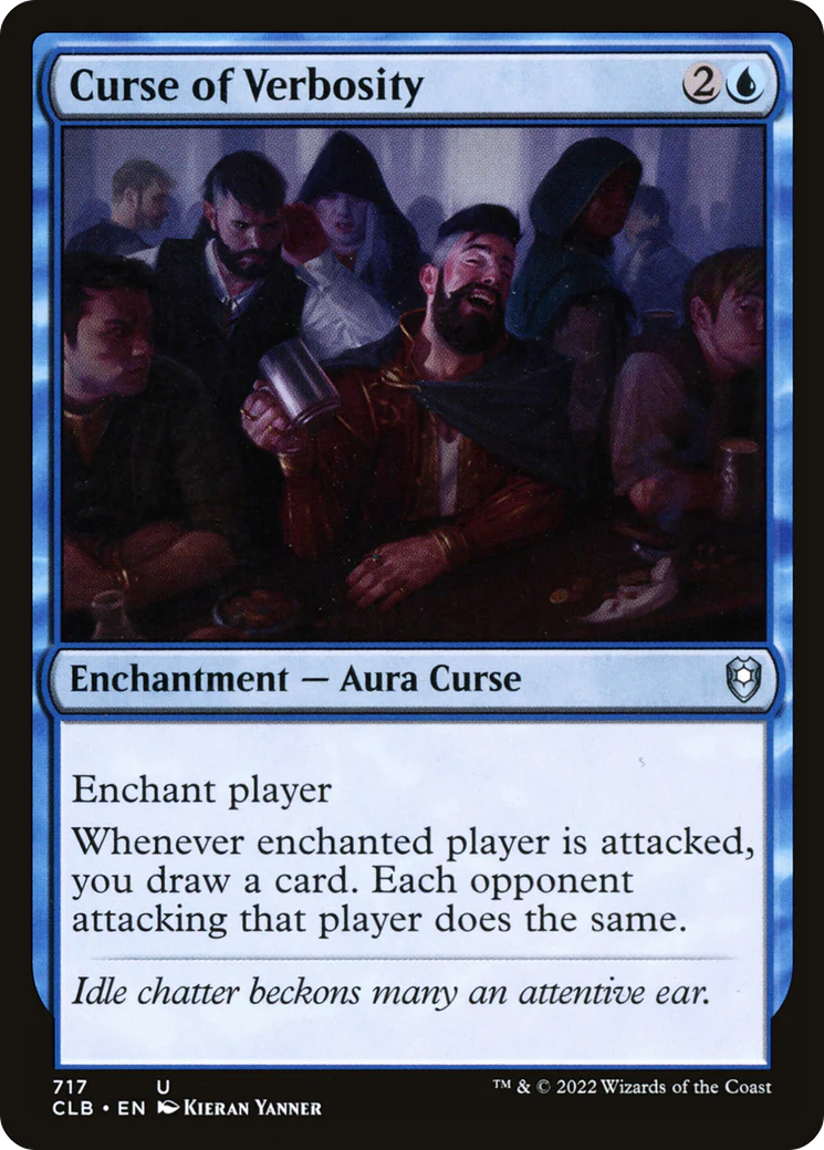 Curse of Verbosity (CLB-717)  - Commander Legends: Battle for Baldur's Gate