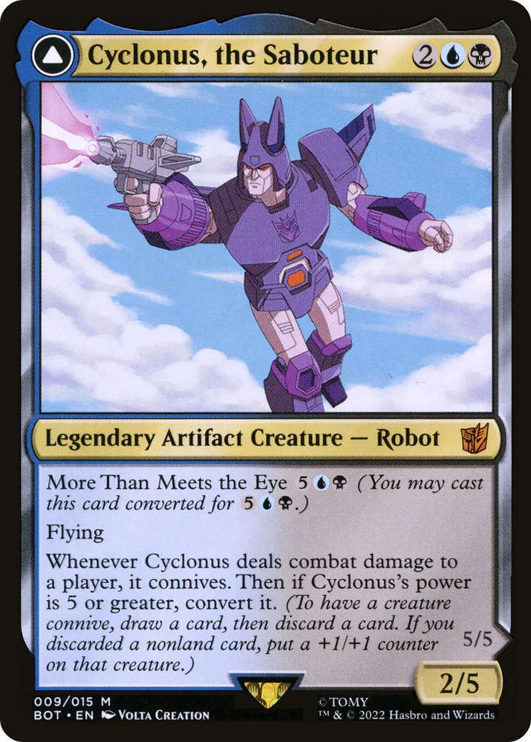 Cyclonus, the Saboteur (BOT-009) - Transformers: (convertdfc) - Image 3