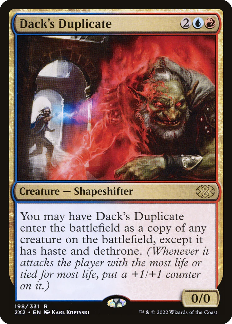 Dack's Duplicate (2X2-198)  - Double Masters 2022