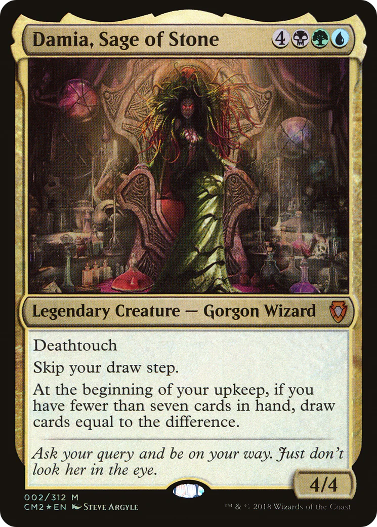 Damia, Sage of Stone (CM2-002)  Foil - Commander Anthology Volume II